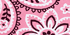 Bright Pink Paisley